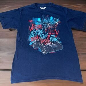 Licensed Batman Welcome To Gotham City Youth X-Large T-Shirt Comic Con Twitch Co